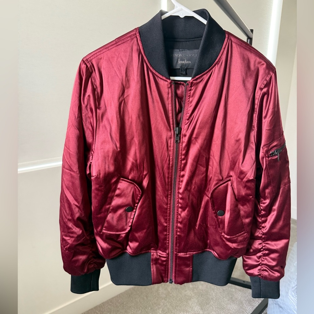 Kendall & Kylie Deep Red Jacket